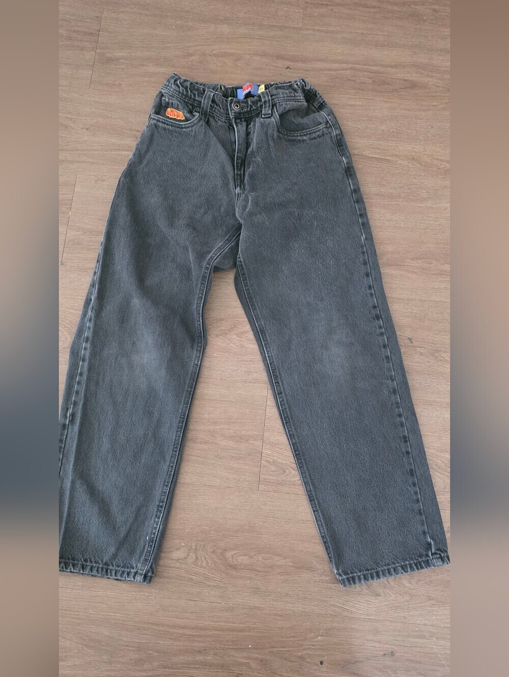 Vintage Women's Straight-Leg Jeans in Faded Black